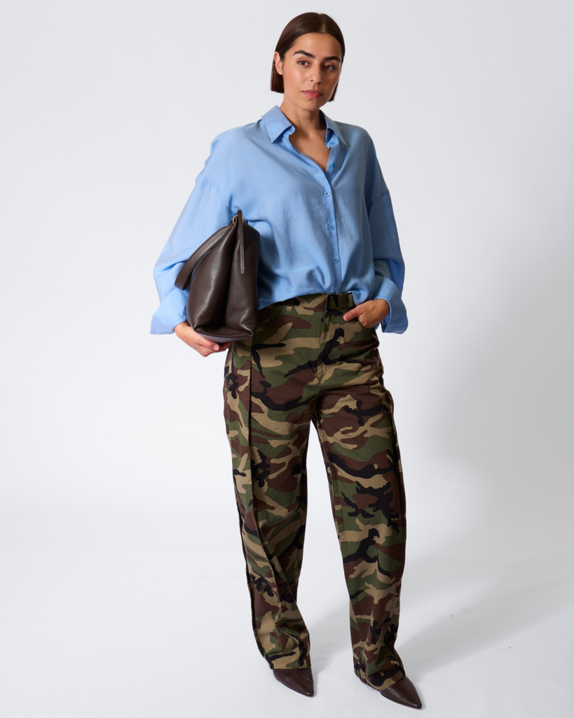 Camouflage Twill Tuck Jean Army
