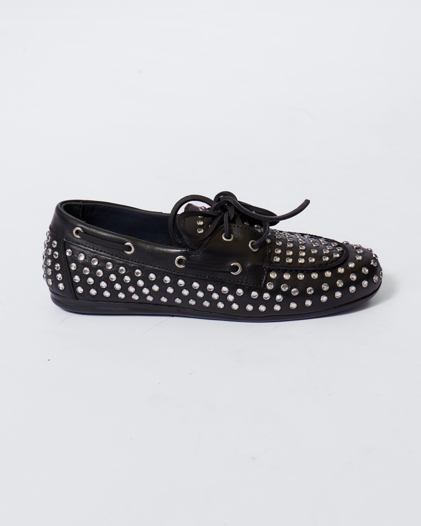 Posa Icon: Boat Loafer Diamond Black