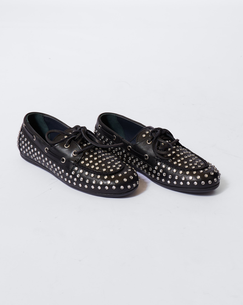 Posa Icon: Boat Loafer Diamond Black