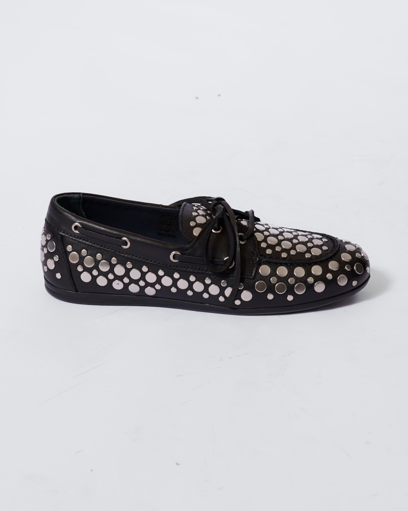 Posa Icon: Boat loafer Titanium Black