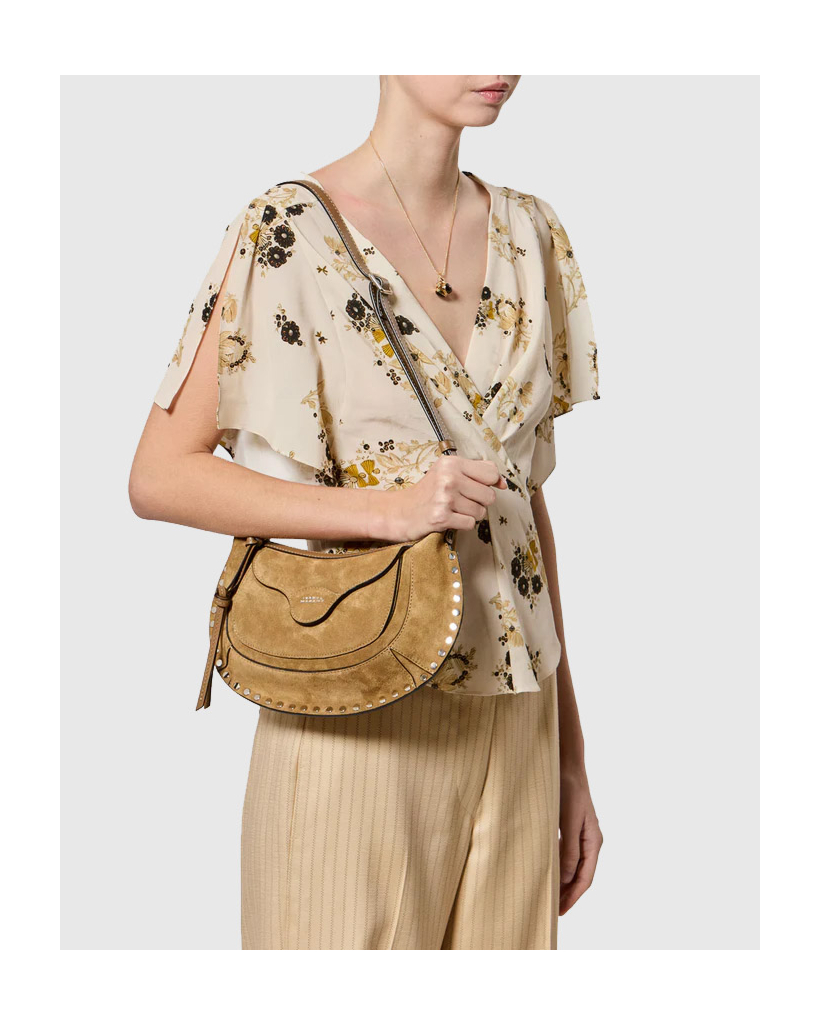 Okan Moon Pocket Schoudertas Taupe