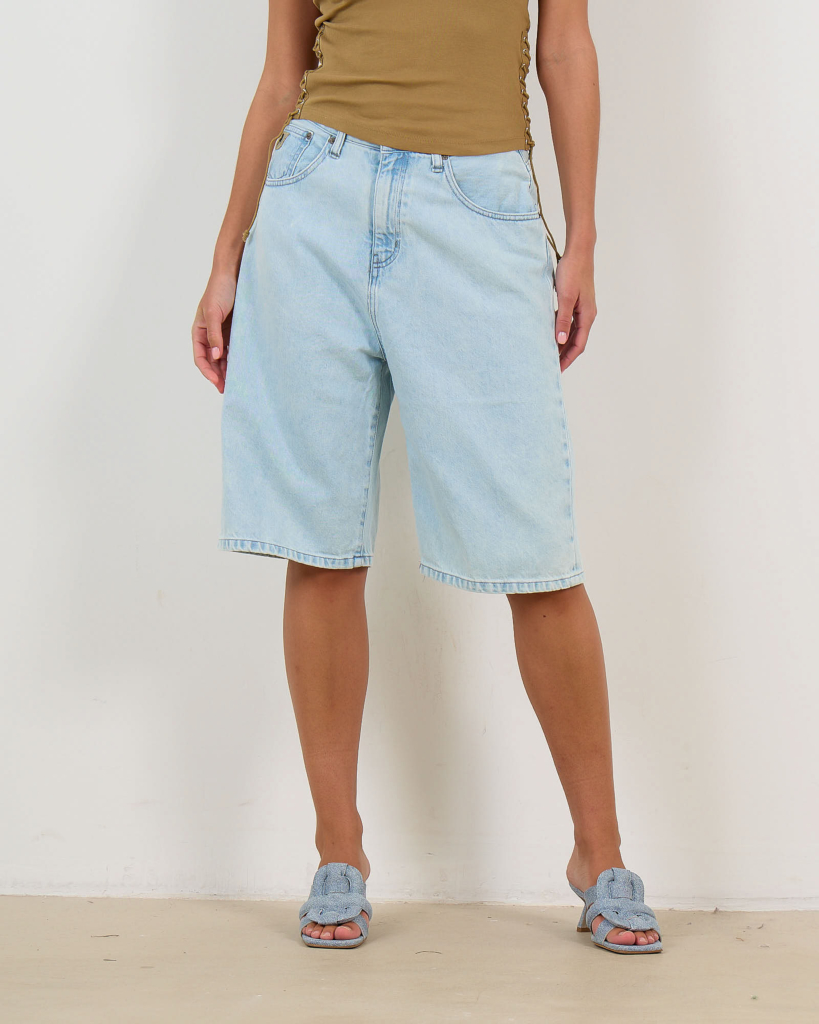 Camille Denim Short Mowroy Bright
