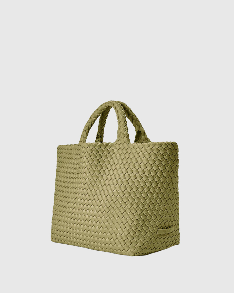 St. Barths Medium Tote Bottle Green