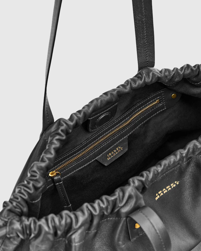 Silven e/w Leren Tote Zwart