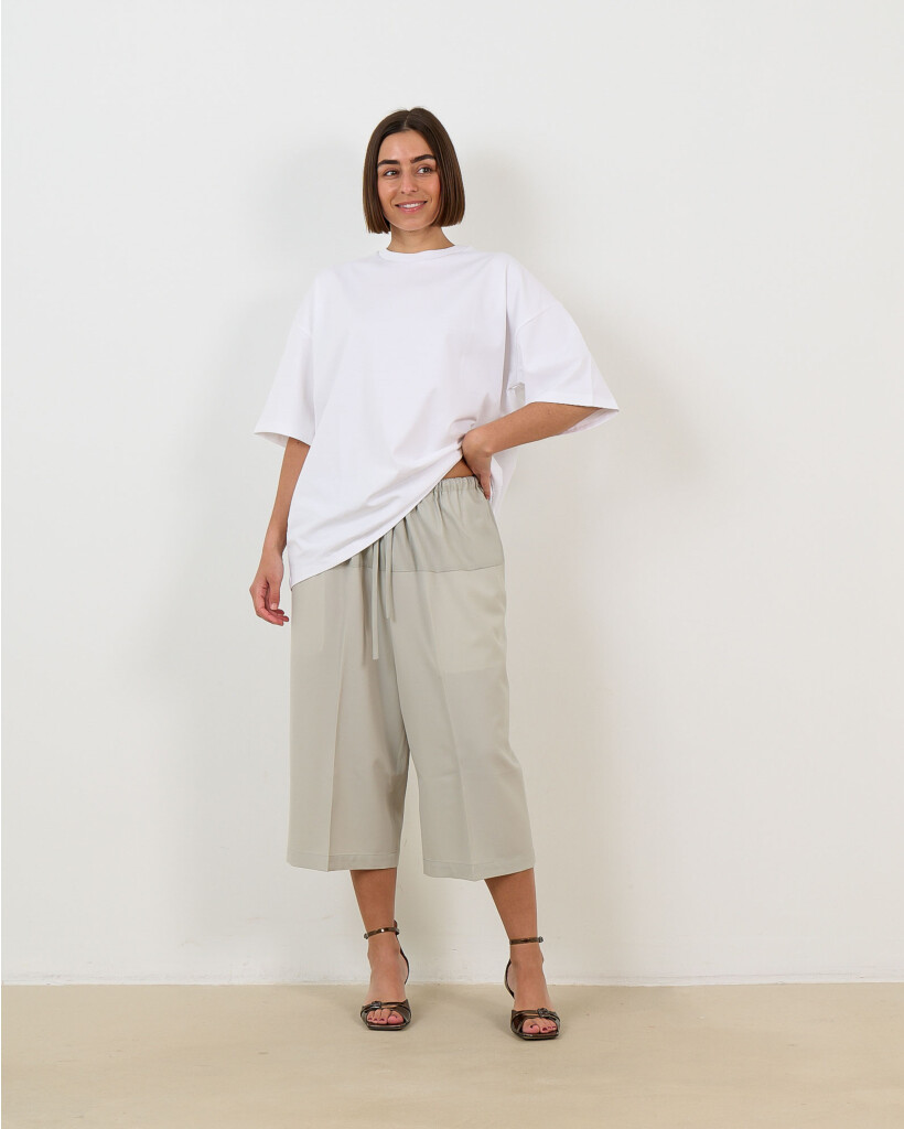 Korte Broek Met Trekkoord Grijs