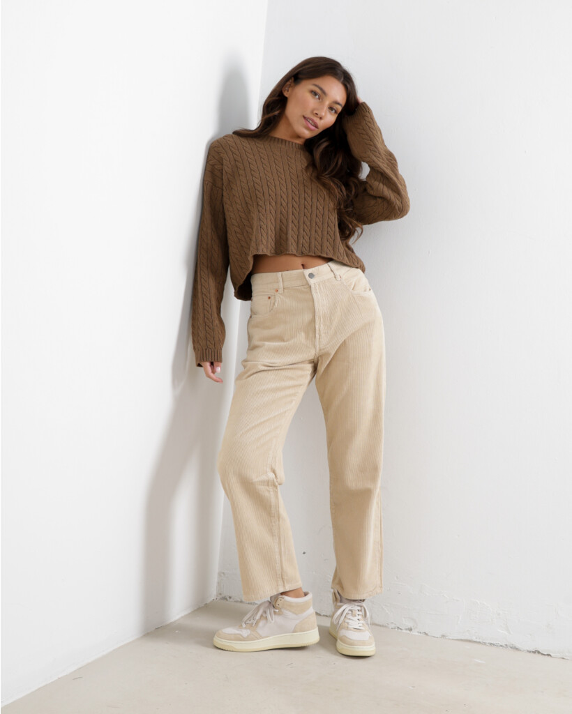 Corduroy Pantalon Sand