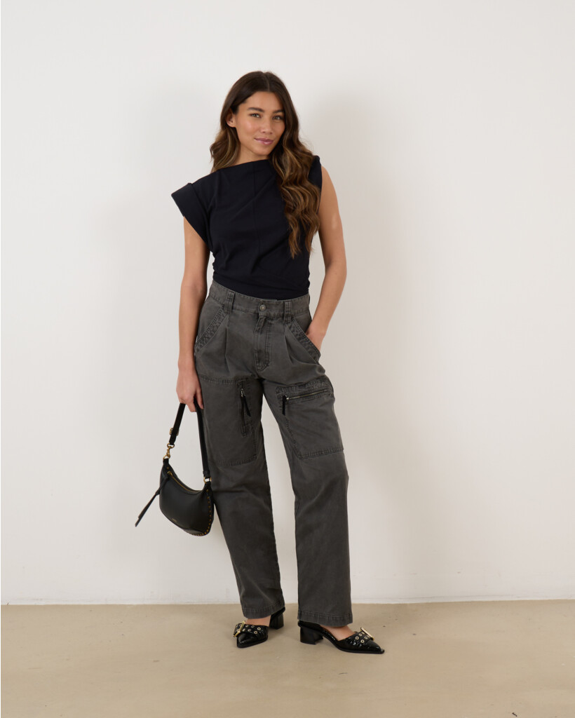 Kanna Pants Faded Black