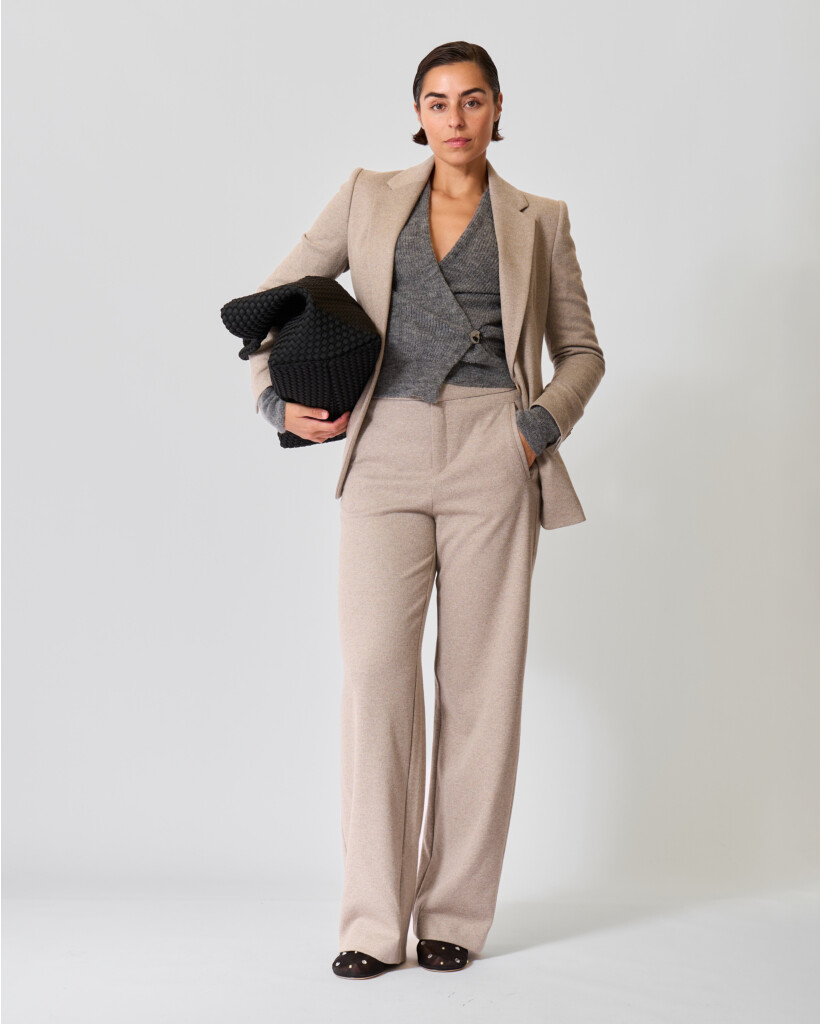 Fae Stretch Pantalon Taupe