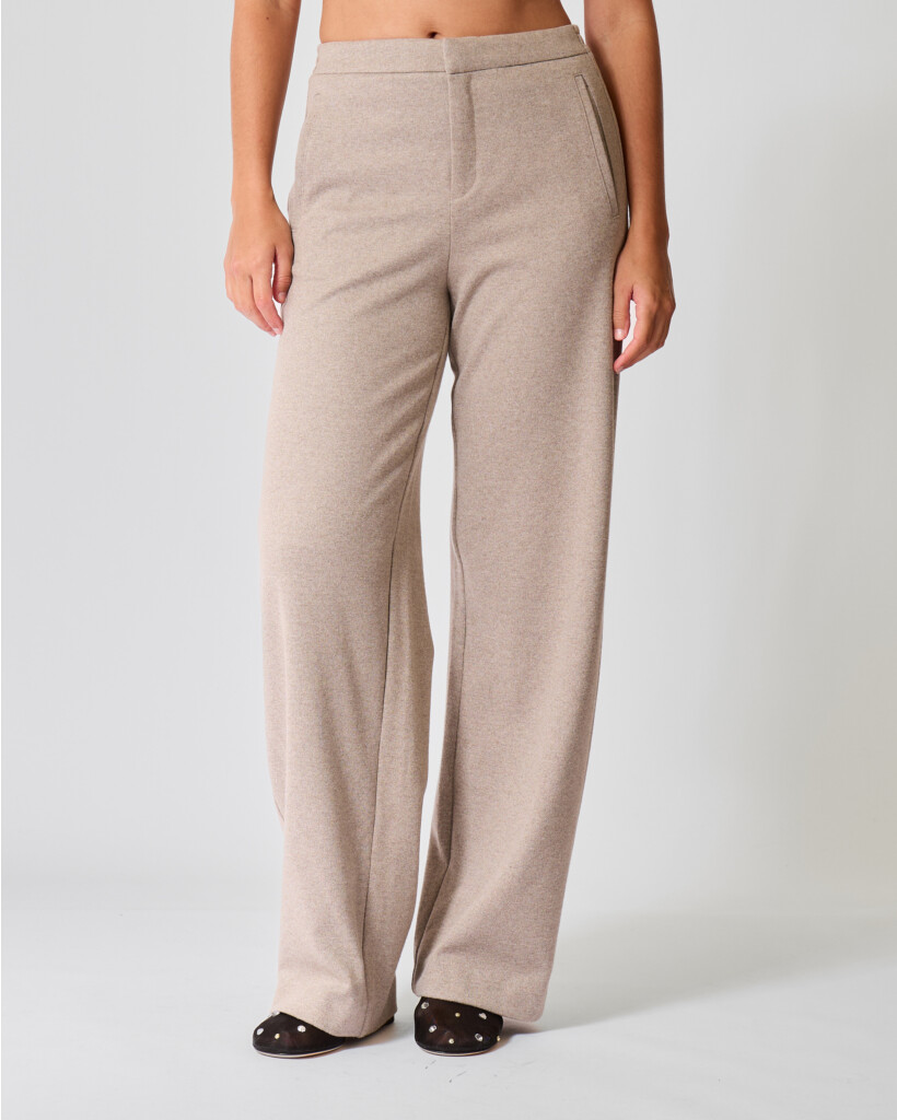 Fae Stretch Pantalon Taupe