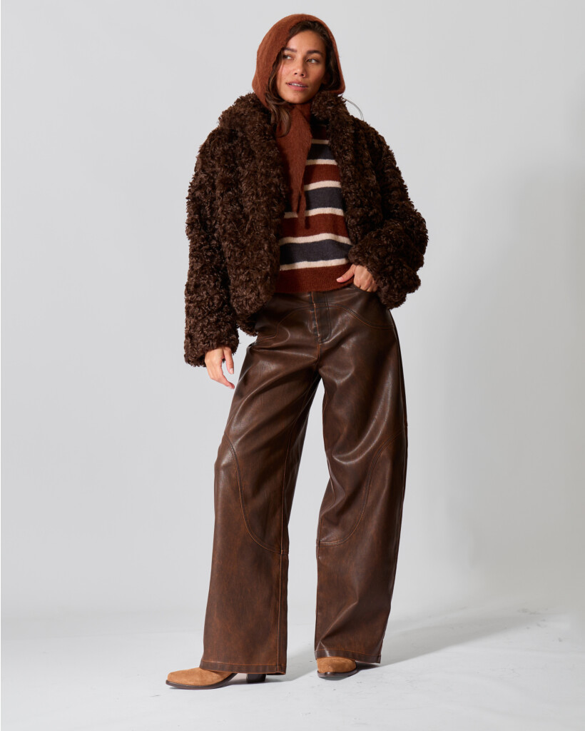 Pelagonie Hooded Scarf Brique