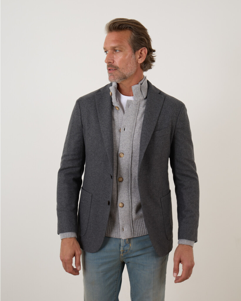 Colbert Single Breasted Mid Grey