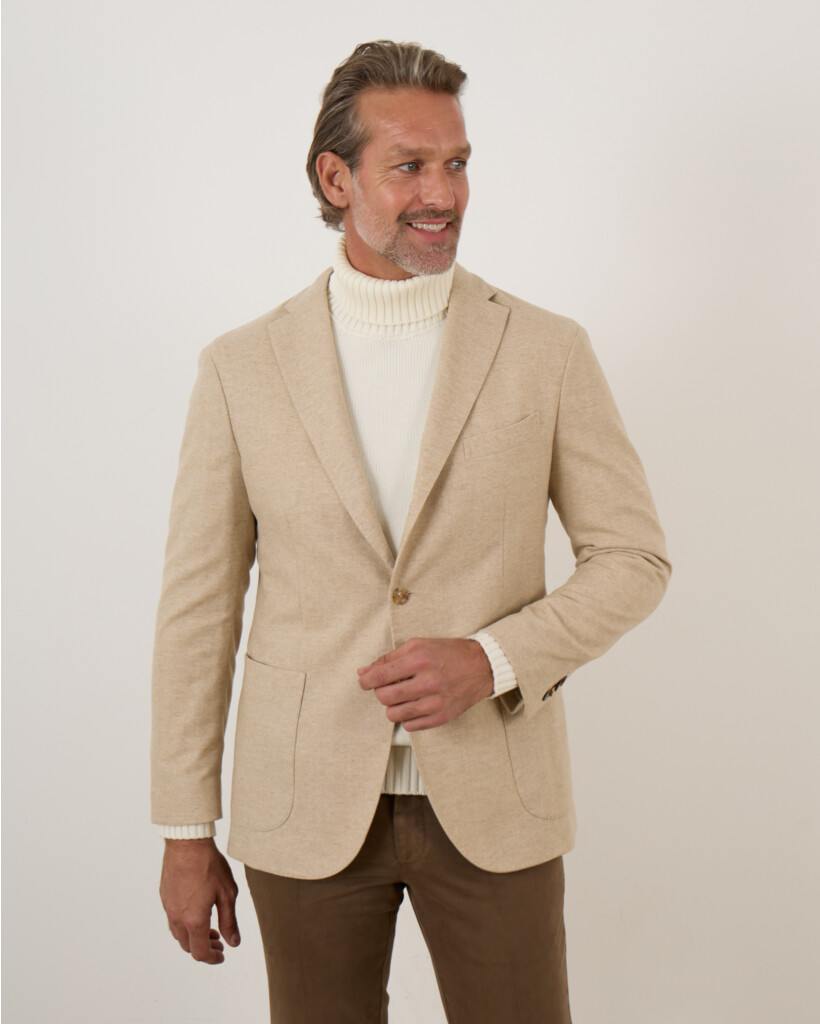 Colbert Single Breasted Beige