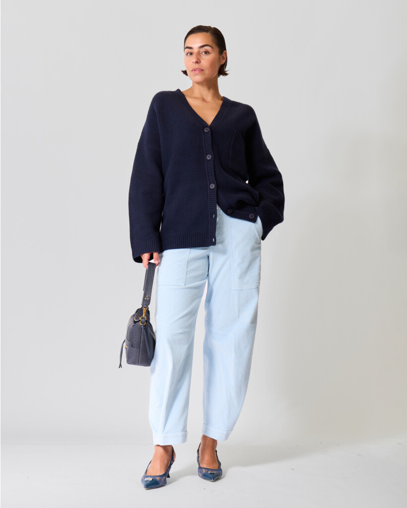 Rhannon Corduroy Pantalon Lichtblauw L32
