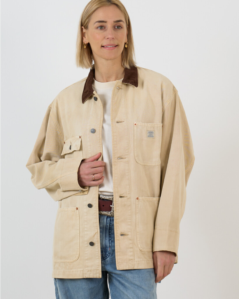 Oversized Chore Jack Khaki Beige