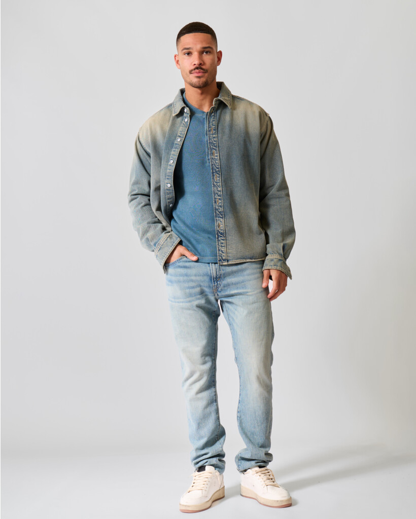 Selvedge Slim Jeans Lawton Wash