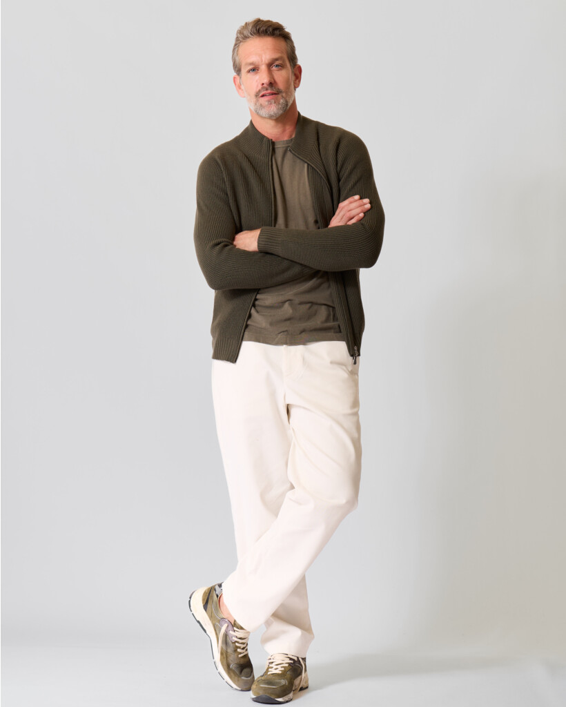 Katoenen T-shirt Light Olive