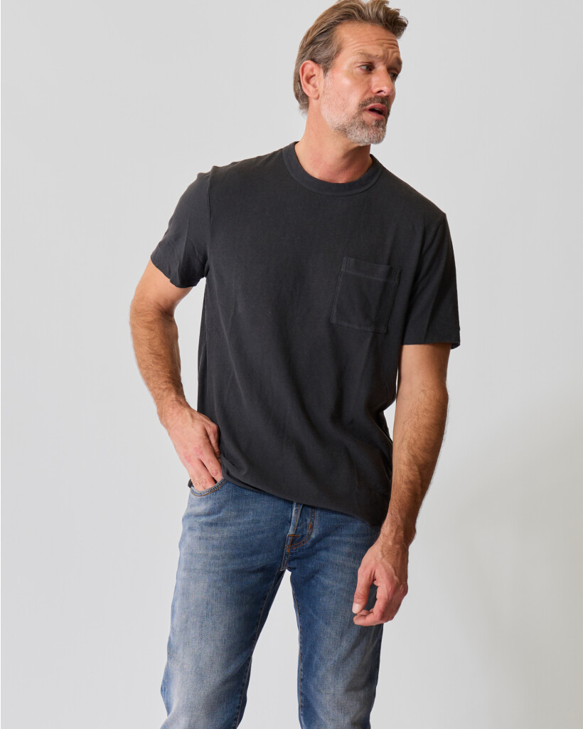T-shirt met Borstzak Magma