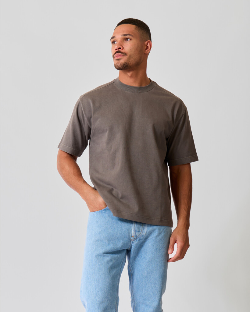 Bruce Washed T-shirt Basalt