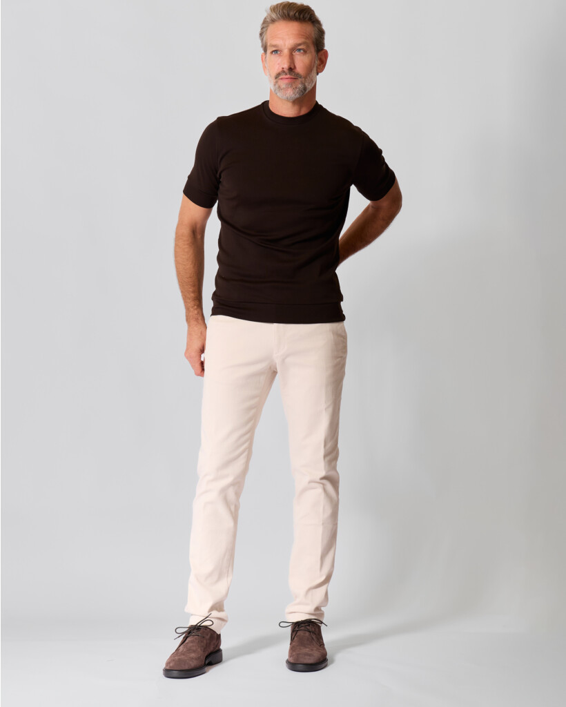 Eli Katoenen T-shirt Chocolate
