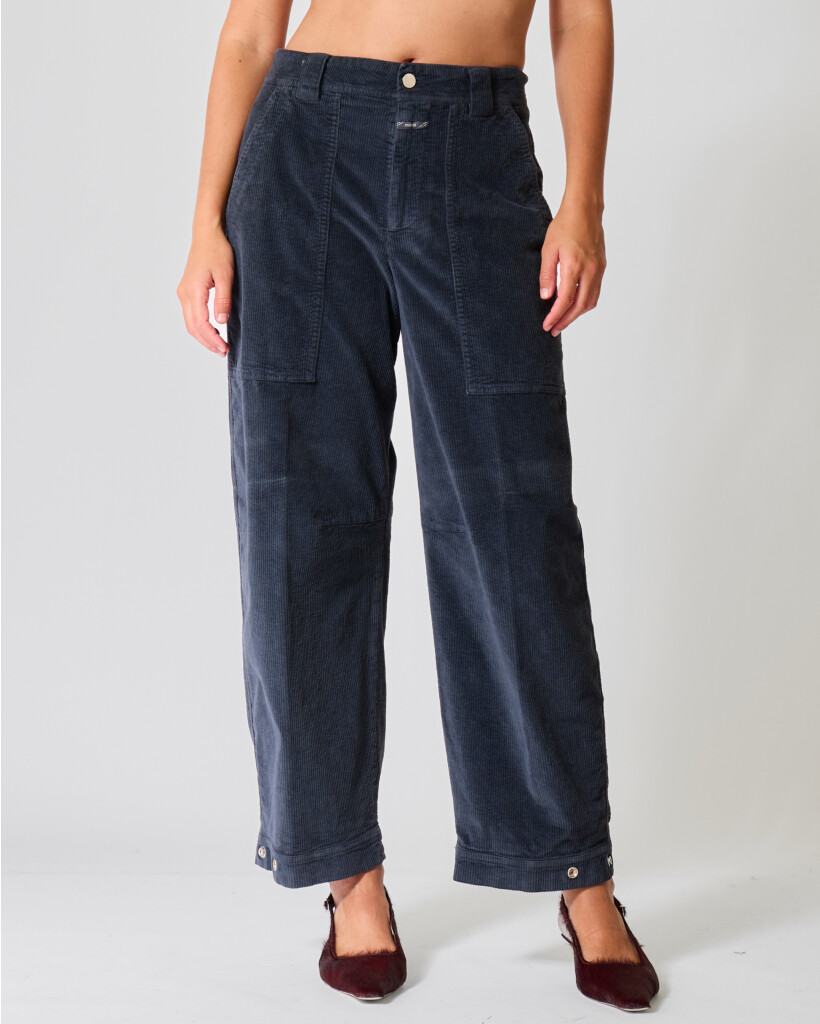 Rhannon Corduroy Pantalon Storm Blue