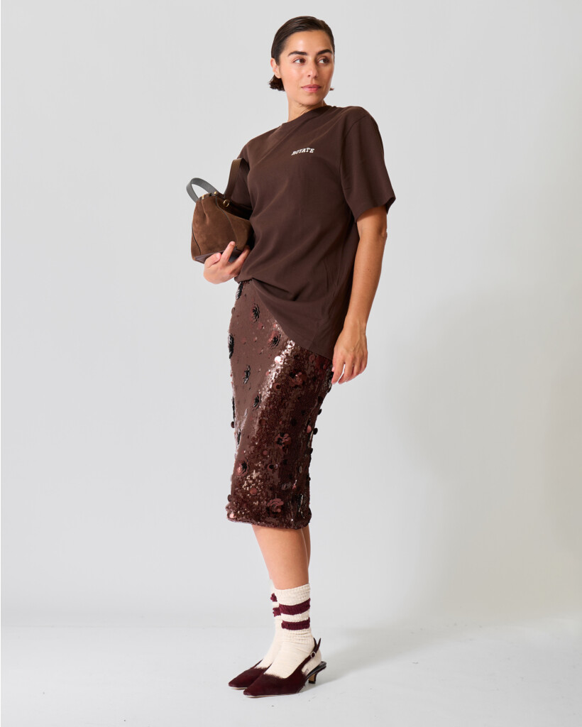 Jersey Oversized Logo T-shirt Mole