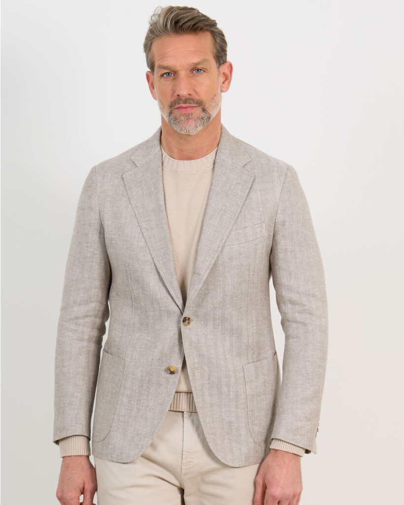 Posillipo colbert single breasted beige 