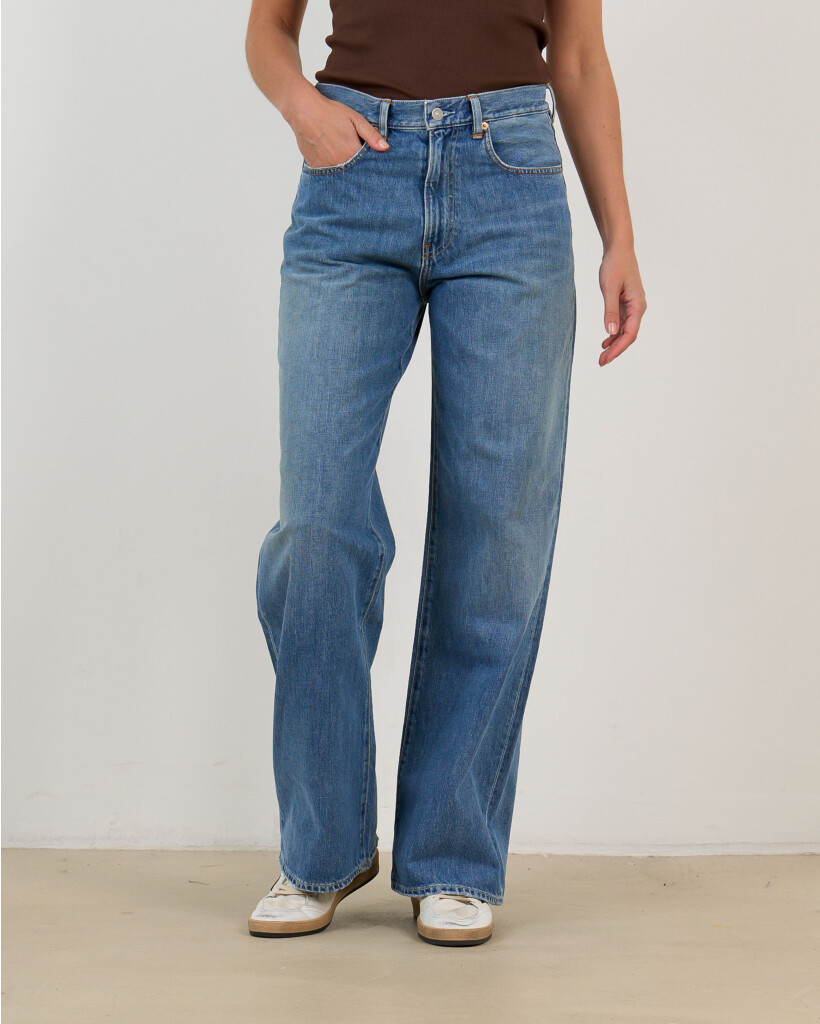 Teri Wide Leg Jeans Blauw 