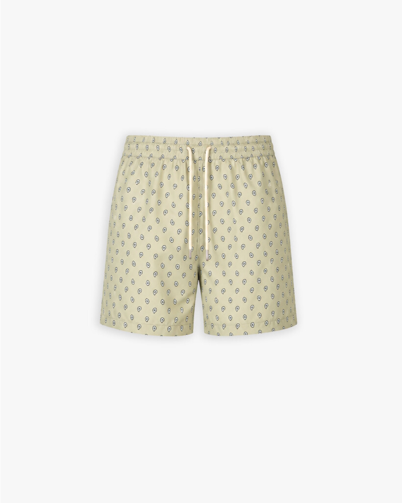 Zwemshort Taupe Print