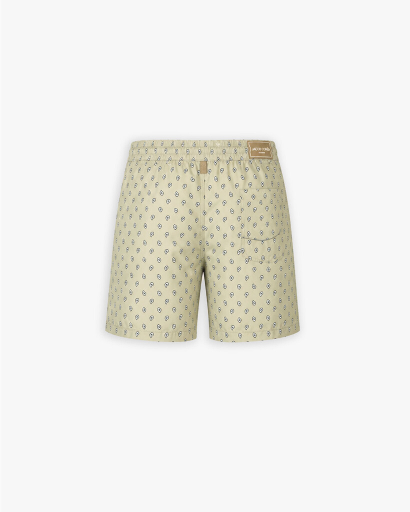 Zwemshort Taupe Print