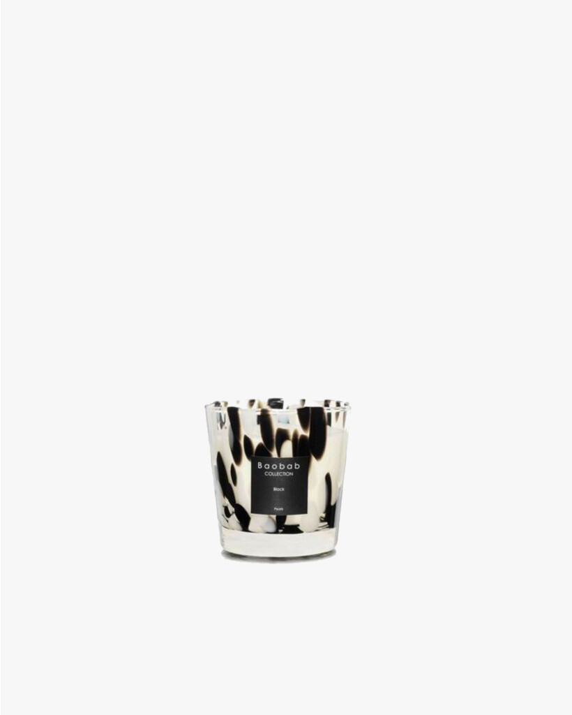 Geurkaars Pearls Black Max One