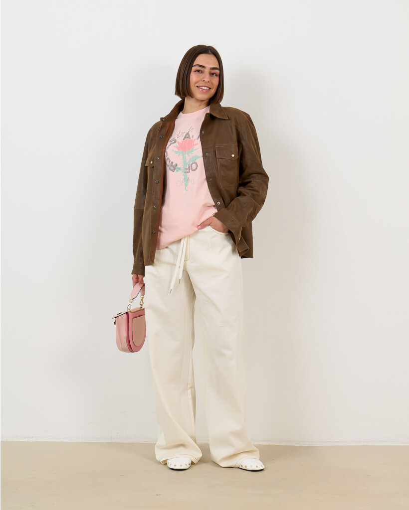 Havana Suede Blouse Donker Bruin