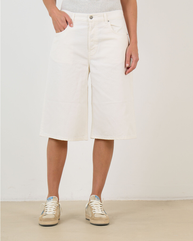 Becky Jeans Short Off White 