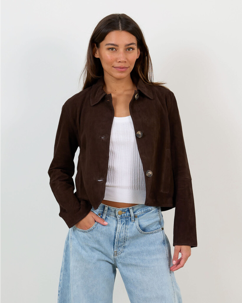 Rocky Suède Blazer Coffee