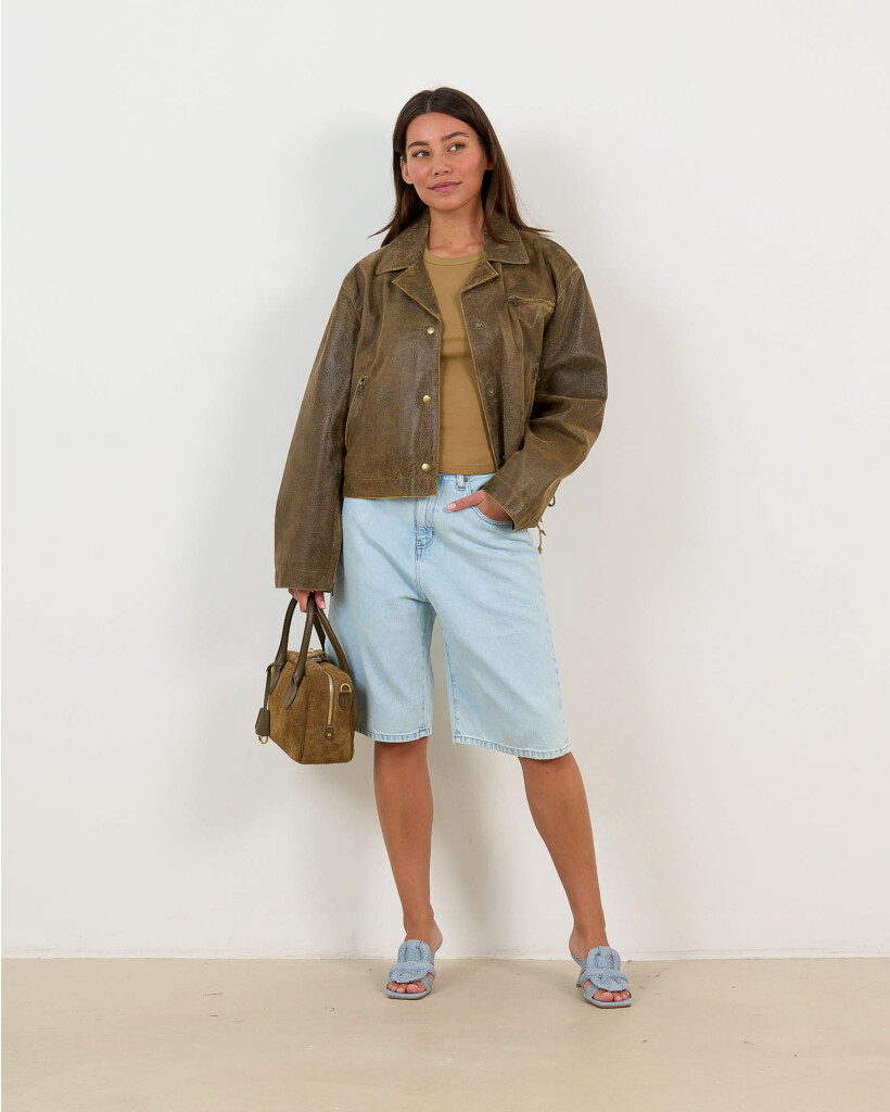 Camille Denim Short Mowroy Bright