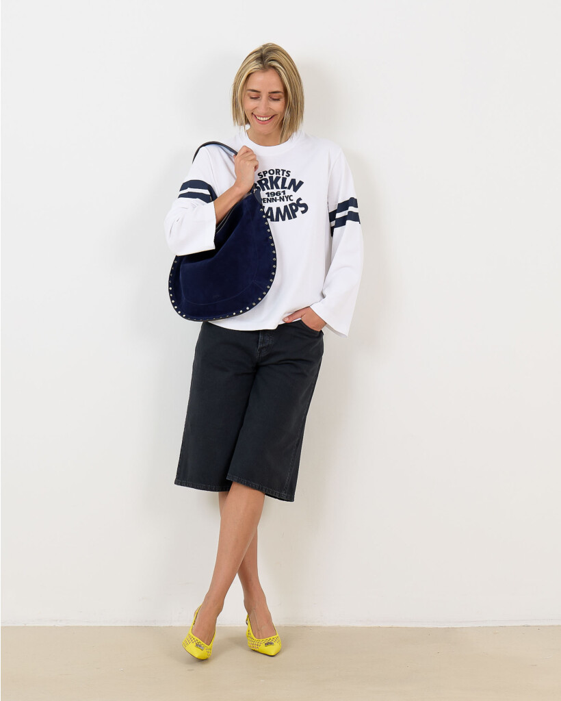 Becky Jeans Short Zwart 