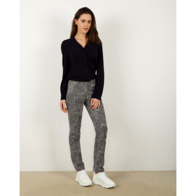 Marc Cain Collections Pantalon print navy
