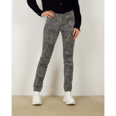 Marc Cain Collections Pantalon print navy