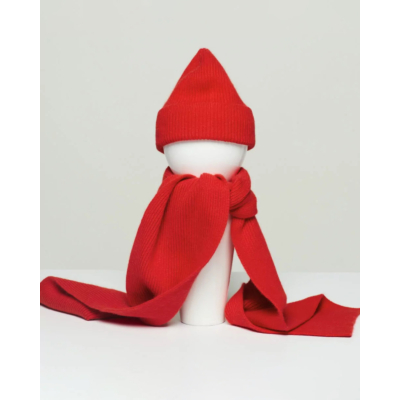 Le Bonnet Scarf Crimson Red