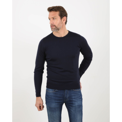 John Smedley Pullover Lundy Merino Midnight