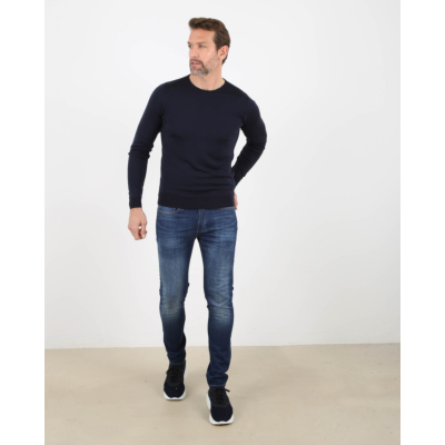 John Smedley Pullover Lundy Merino Midnight