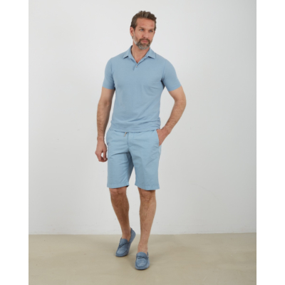 Zanone  Ice Cotton Polo Light Bleu