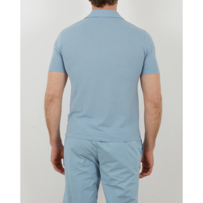 Zanone  Ice Cotton Polo Light Bleu
