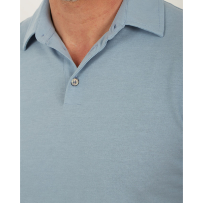 Zanone  Ice Cotton Polo Light Bleu