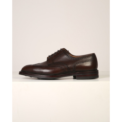 Crockett & Jones Shoes Pembroke Dark Brown Wax Calf
