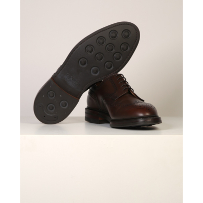 Crockett & Jones Shoes Pembroke Dark Brown Wax Calf