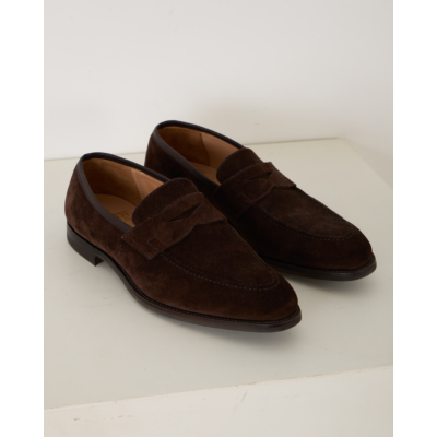 Crockett & Jones Instapschoen dark brown