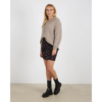 Ba&sh Cassi Skirt Carbone