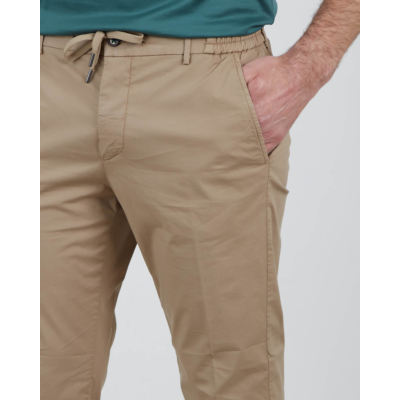 Berwich Pantalon Spiagga Slim Sabbia
