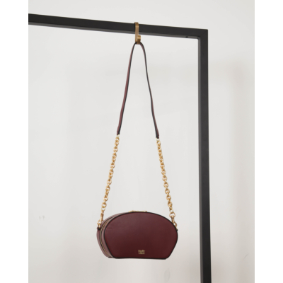 See By Chloé Shell Shoulder Bag Burnt Mahogany