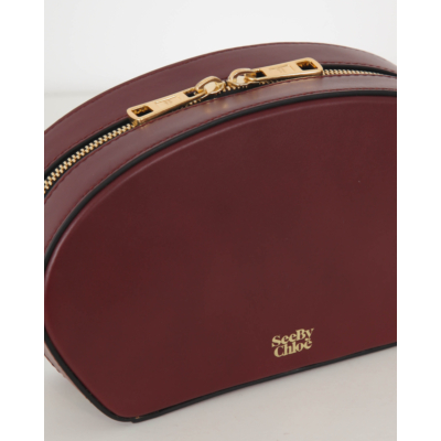 See By Chloé Shell Shoulder Bag Burnt Mahogany
